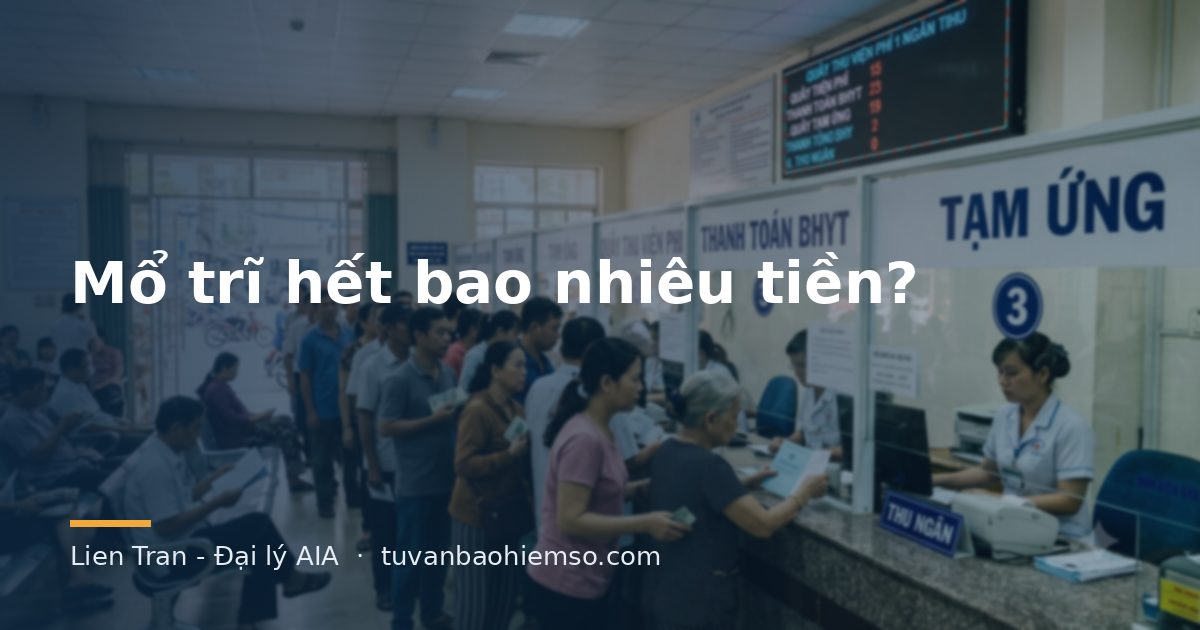 Mổ trĩ hết bao nhiêu tiền?