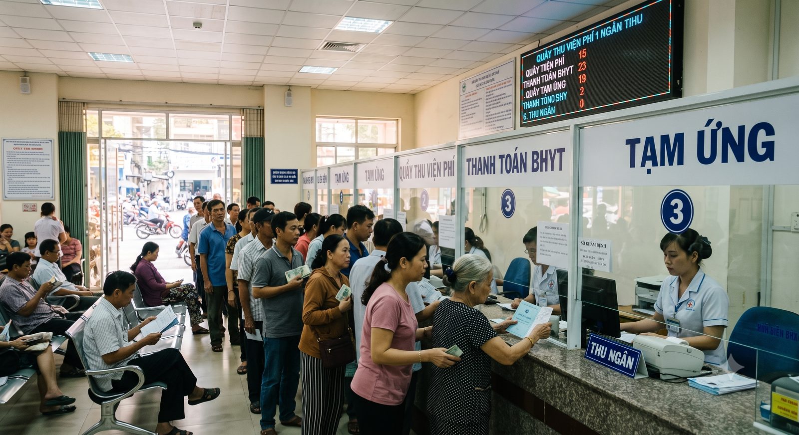 Thanh toán viện phí tại bệnh viện